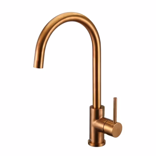 Köksblandare Adora Imperia U med Hög Pip Borstat Rödguld