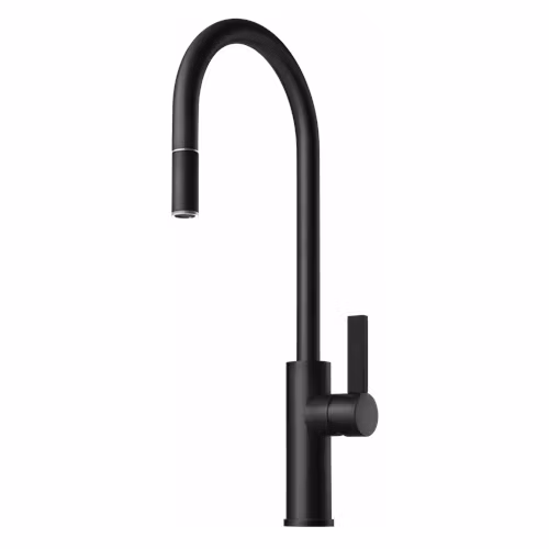 Köksblandare Tapwell ARM185 med Utdragbar Pip Mattsvart