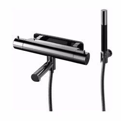 Dusch och Badkarsblandare Tapwell EVO EVM026 Black Chrome, 160 cc