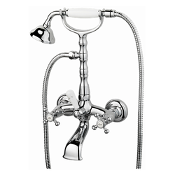Badkarsblandare Tapwell FBLV 023-150 med Handdusch Krom