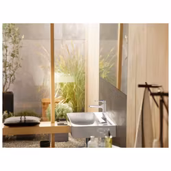 Tvättställsblandare Hansgrohe Metropol 110 Krom med Push-Open Ventil