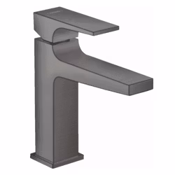 Tvättställsblandare Hansgrohe Metropol 110 Borstad Svart Krom med Push-Open Ventil