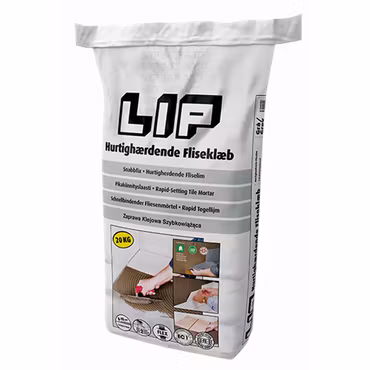 Snabbfästmassa Lip Grå 20 Kg