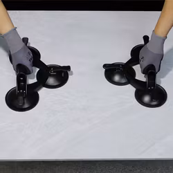 Plattlyft Bihui tre sugkoppar