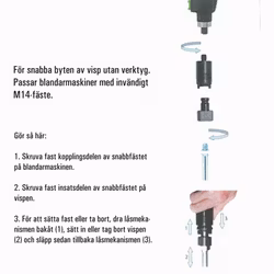 Snabbkoppling Eibenstock M14 till blandarmaskin