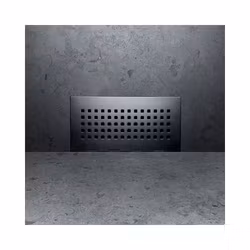 Inspektionsgaller Stockholm Svart 150 x 300 mm