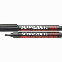 Märkpenna Schneider Permanent Marker Svart 130 Rund 1-3 mm
