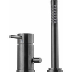 Badkarsblandare Tapwell BI048 Brushed Black Chrome