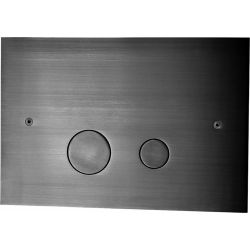 Spolknapp Tapwell Duo 112 Brushed Black Chrome