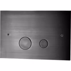 Spolknapp Tapwell Duo 112 Brushed Black Chrome