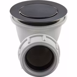 Bottenventil Tapwell 22200 Pop-up Brushed Black Chrome