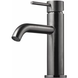 Tvättställsblandare Tapwell EVM072 Brushed Black Chrome
