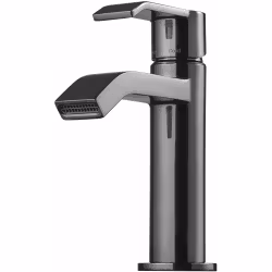 Tvättställsblandare Tapwell VIC071 Black Chrome