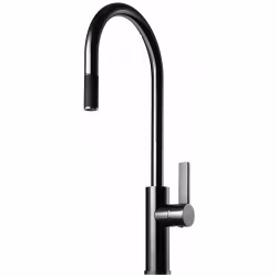 Köksblandare Tapwell ARM185 med Utdragbar Pip Black Chrome