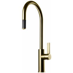 Köksblandare Tapwell ARM185 med Utdragbar Pip Honey Gold
