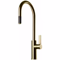 Köksblandare Tapwell ARM185 med Utdragbar Pip Honey Gold