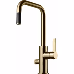 Köksblandare Tapwell ARM887 med Utdragbar Pip Honey Gold