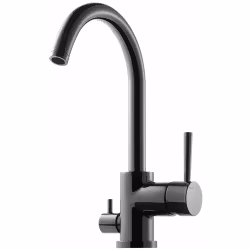 Köksblandare Tapwell EVO184 med Diskmaskinsavstängning Black Chrome