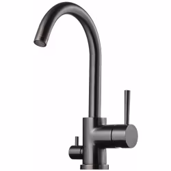 Köksblandare Tapwell EVO184 med Diskmaskinsavstängning Brushed Black Chrome