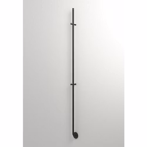 Handdukstork INR Line Mattsvart 1750 mm