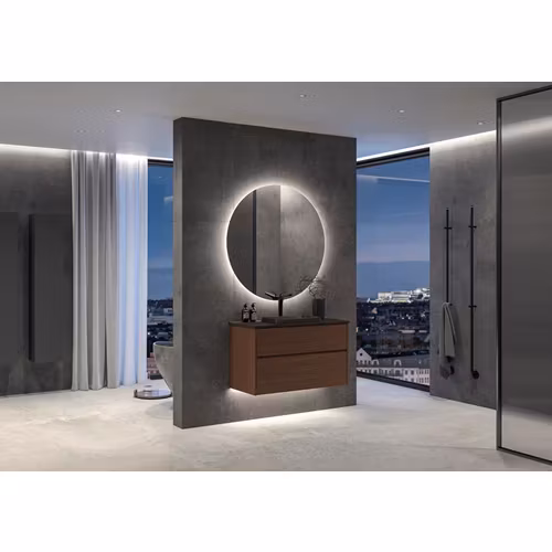 Handdukstork INR Line Mattsvart 1750 mm