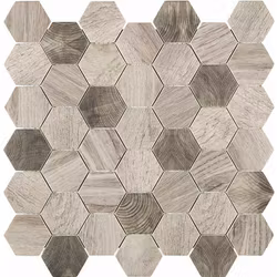 Mosaik Esa Glass Wood Gray