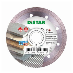 Diamantklinga Distar 22,23 mm Decor Slim