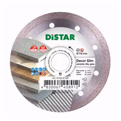 Diamantklinga Distar 22,23 mm Decor Slim