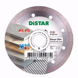Diamantklinga Distar 22,23 mm Decor Slim