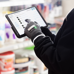 Montagehandske Granberg Touchscreen Kompatibla