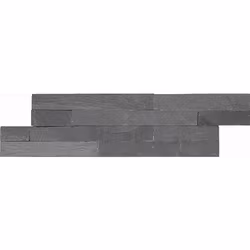 Fasadsten Mini Natur-Stone Black 10x35 cm