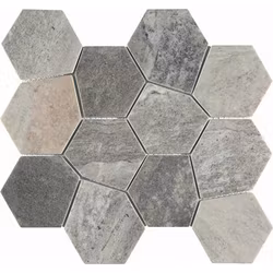 Mosaik Safari Light Grey 22.5x26