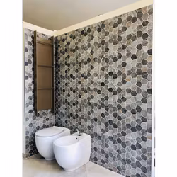 Mosaik Safari Light Grey 22.5x26