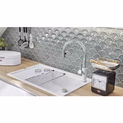 Mosaik Scale Petrol Gloss 9,3x8,8