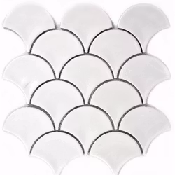 Mosaik Scale White Gloss 9,3x8,8