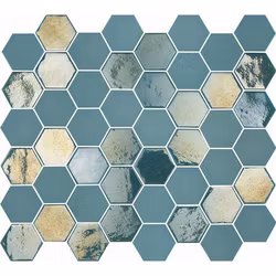 Mosaik Sixties Hexa Turkos 5x4,3