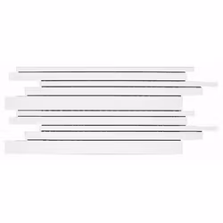 Mosaik Longstick White Glossy 29,8X72