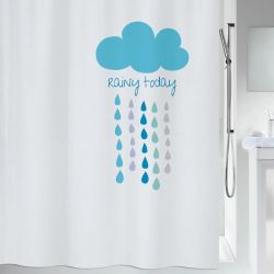 Duschdraperi Spirella Cloud blue 180x200 cm