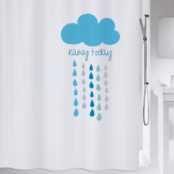 Duschdraperi Spirella Cloud blue 180x200 cm