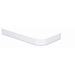 Duschsarg Stabil vit 93x170 cm Vänster