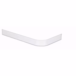Duschsarg Stabil vit 93x170 cm Vänster