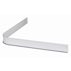 Duschsarg Stabil vit 92x92 cm