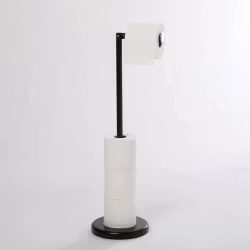 Toalettpappershållare Spirella Chic Matt Svart Golvstående