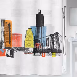 Duschdraperi Spirella Gotham multi 180x200 cm
