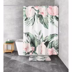 Duschdraperi Kleine Wolke Garden Multi 180x200 cm