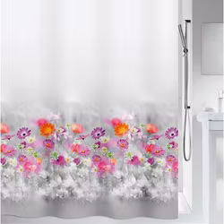 Duschdraperi Spirella Abella Grey-Pink 180x200 cm