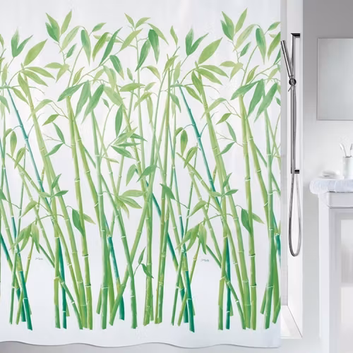 Duschdraperi Spirella Bambus Green 180x200 cm
