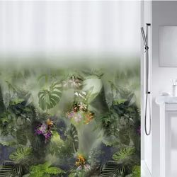 Duschdraperi Spirella Jungle Green 180x200 cm