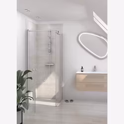 Duschskrapa Dansani Krom Inkl. Grå Silikonkrok