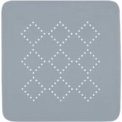 Halkskyddsmatta Spirella Alaska Light Grey (Fler varianter)